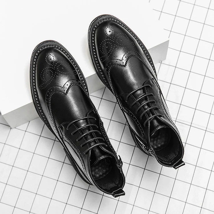 Bottes d'Exception en Cuir - Élégance, Lux et Confort