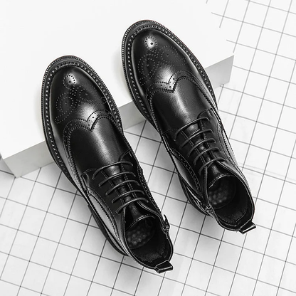 Bottes d'Exception en Cuir - Élégance, Lux et Confort