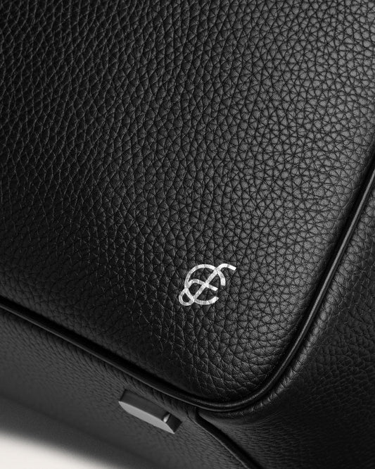 Sac voyage cuir grainé - vue de face