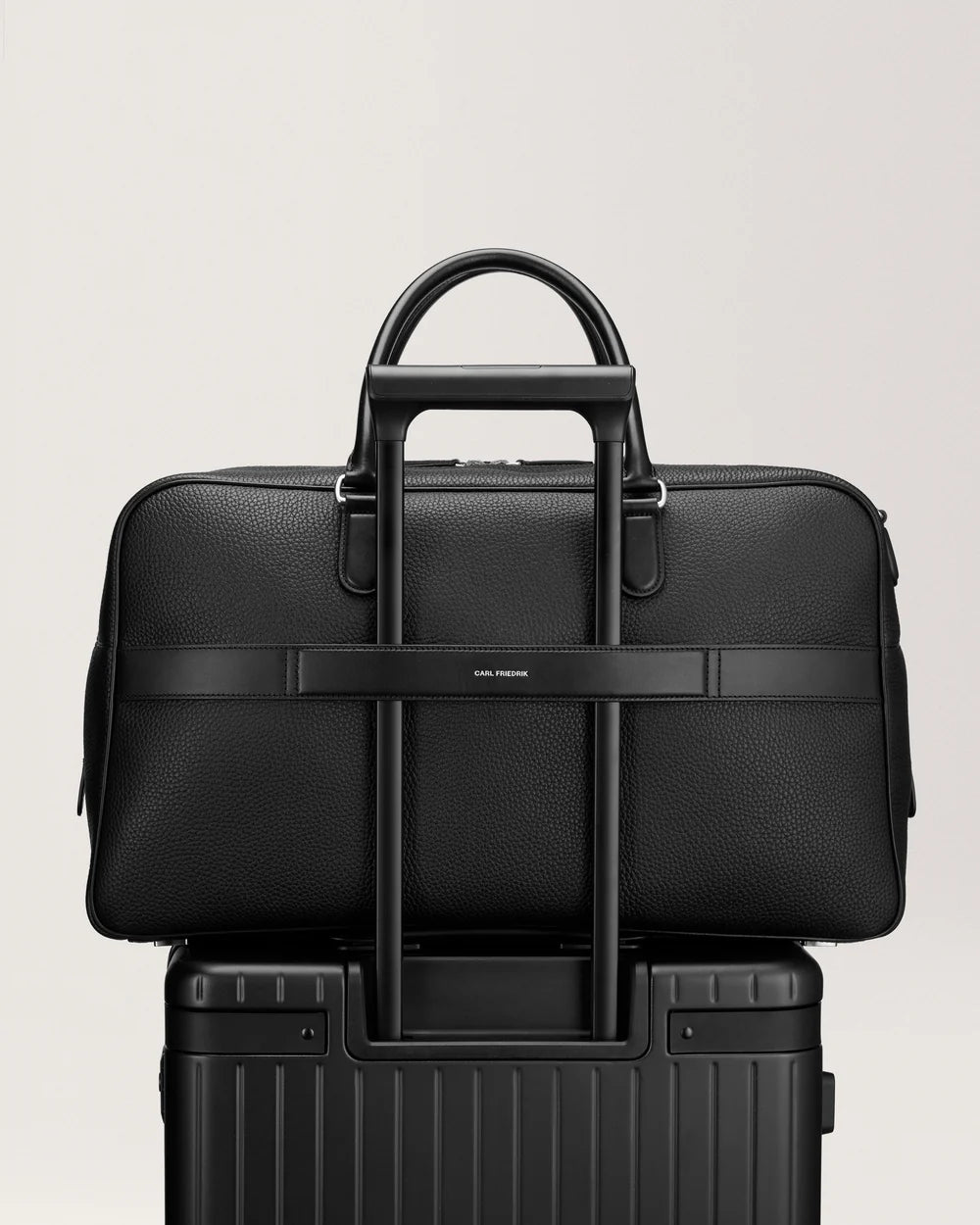 Sac voyage cuir grainé - vue de face
