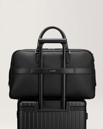 Sac voyage cuir grainé - vue de face