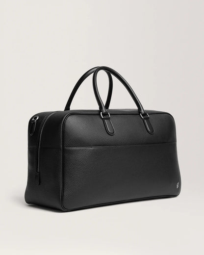 Sac voyage cuir - vue de trois quarts